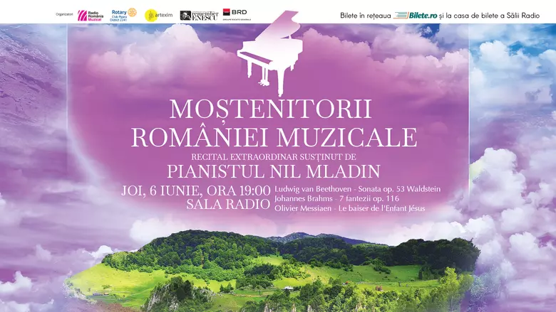 “Moștenitorii României muzicale”: recital-eveniment susținut de pianistul Nil Mladin