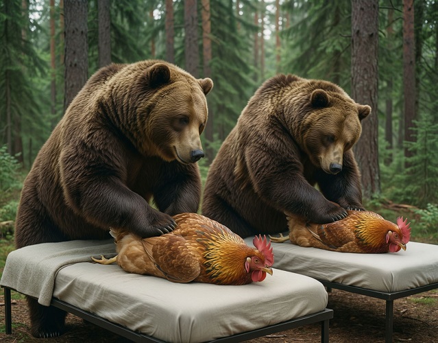 „Are unchiu-meu urși, special dresați pentru masaj“ – anchetă